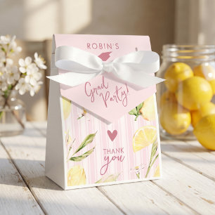 Ballotins Sac de faveur de remise des diplômes au citron