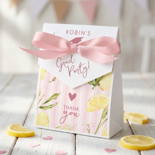 Ballotins Sac de faveur de remise des diplômes Citrus Citron