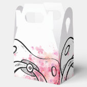 Ballotins Sac de préférence rose et blanc Pacifique (Ouvert)