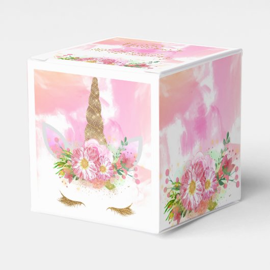 Ballotins Sac Faveur Visage Unicorne (Verso)