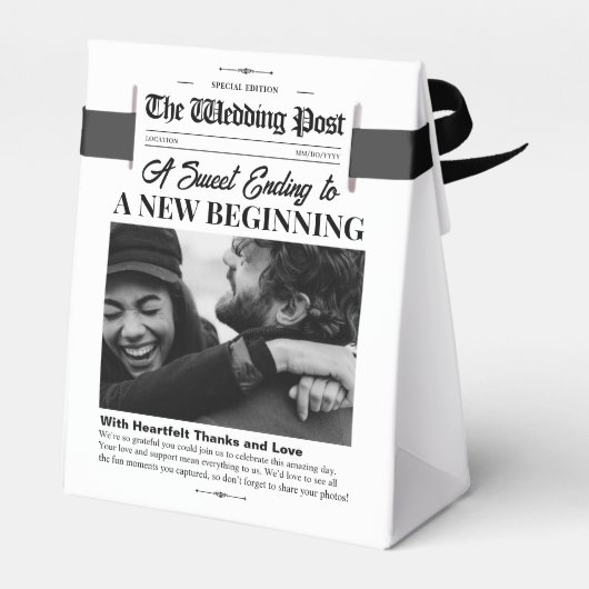 Ballotins Sacs-cadeaux pour les boîtes de mariage Mariage jo (Arrière)