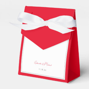 Ballotins Sacs de Faveurs de Mariage Rouge Cerise Clair Mini