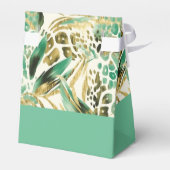 Ballotins Safari Animaux's Fur Prints Motif Vert & Or (Arrière)