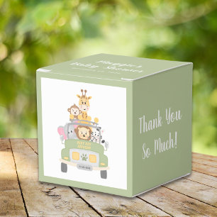 Ballotins Safari Baby shower animal Merci