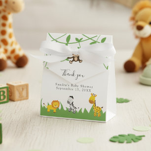 Ballotins Safari Baby shower mignon Jungle Animaux Neutres