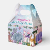 Ballotins Safari jungle animals girl custom (Arrière)