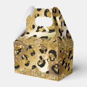 Ballotins Safari jungle léopard or Afrique thème soirée chic (Arrière)