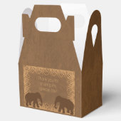Ballotins Safari Thème Elephant Party Favoriser Box (Ouvert)