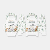 Ballotins Safari Wild One Jungle Animaux 1er anniversaire (Déplié)