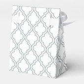 Ballotins Sage Cross on Quatrefoil Party Favor Box (Arrière)