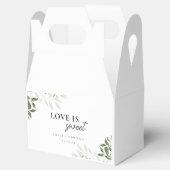 Ballotins Sage Green et blanc Floral L'amour est Mariage dou (Ouvert)