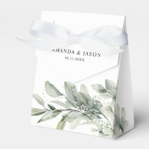 Ballotins Sage Green Eucalyptus Minimaliste Mariage botaniqu