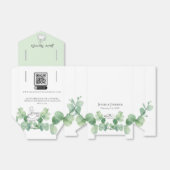 Ballotins Sage Green Mariages Favoris clients (Déplié)
