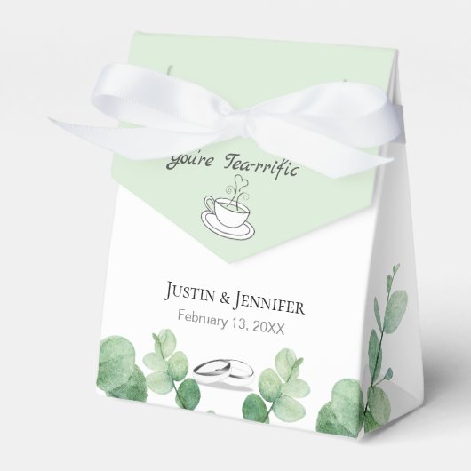 Ballotins Sage Green Mariages Favoris clients (Verso)