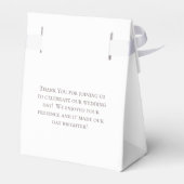 Ballotins Sage Green White Rose Wedding (Arrière)