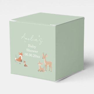 Ballotins Sage Green Woodland Animal Baby Shower 