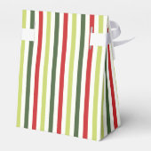 Ballotins Sage, mousse, rouge et ivoire rayés (Arrière)