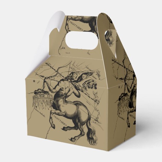 Ballotins Sagittarius Constellation Carte Hevelius 1690 (Arrière)