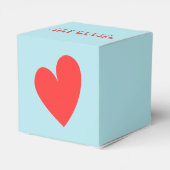 Ballotins Saint Valentin Baby shower garçon Coeur (Arrière)