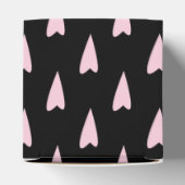 Ballotins Saint Valentin Gros Coeurs de pic rose Noir (Haut)