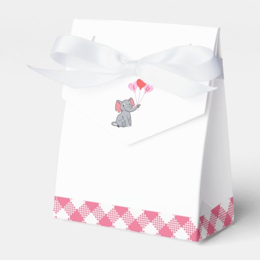 Ballotins Saint Valentin mignon Je t'aime coeur éléphant (Verso)