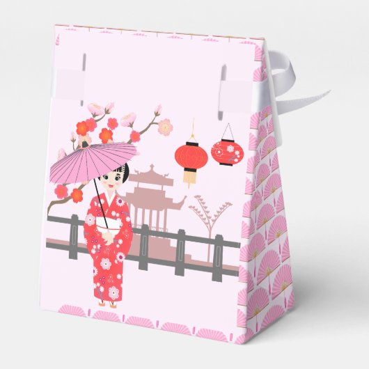 Ballotins Sakura Cerry Blossom Japonaise Fête d'Anniversaire (Arrière)