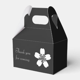 Ballotins Sakura Charmante dans Boîte de Faveur Noire