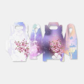 Ballotins Sakura rose sur la peinture Arrière - plan (Déplié)