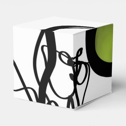 Ballotins Salutations de Philydion : Abstrait noir & blanc (Arrière)