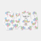 Ballotins Samoyed Chien Anniversaire Merci Ballotin (Déplié)