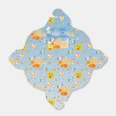 Ballotins Sand château plage amusant bébé garçon fête d'anni (Déplié)