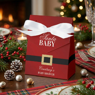 Ballotins Santa Baby Baby Shower de Noël