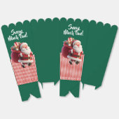 Ballotins Santa Carrying Gift Sack (Déplié)