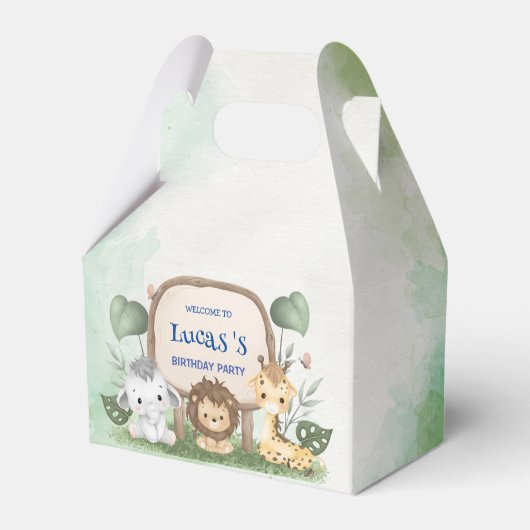 Ballotins sauvage un 1er anniversaire safari dans la jungle  (Verso)