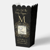 Ballotins Save the Date Photo Elegant Gold Foil Dots Look (Recto)