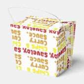 Ballotins Saveloy, chips & Curry Sauce. (Arrière)