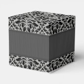 Ballotins Savon artisanal gris et noir Damas (Arrière)