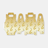 Ballotins Saxophone couleur or (Déplié)