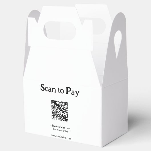 Ballotins Scanner pour payer la commande QR code ajouter un (Ouvert)