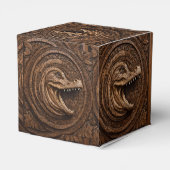 Ballotins Scary Jaws : Australian Crocodile Wood Print (Arrière)