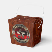 Ballotins Sceau de rubis de Hong Kong en acajou (Verso)