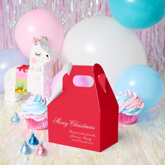 Ballotins Script classique de Noël élégant Nom de famille Ro (Fête)