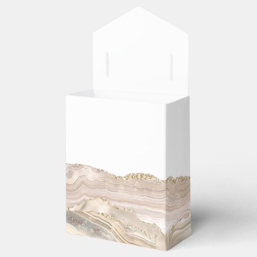 Ballotins Script d'agate d'or ivoire première communion (Ouvert)