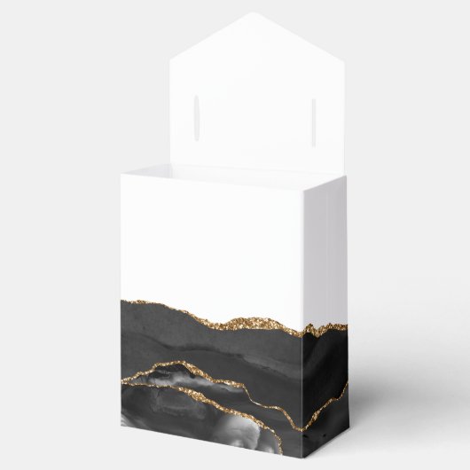 Ballotins Script d'agate d'or noir Première communion (Ouvert)