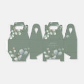 Ballotins Script de Baby Shower au Eucalyptus (Déplié)