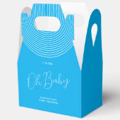 Ballotins Script de Baby Shower Bleu Tendance (Ouvrir)