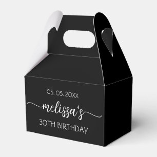 Ballotins Script de calligraphie noire simple du 30e anniver