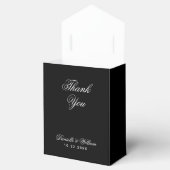 Ballotins Script de calligraphie simple Mariage noir (Ouvert)