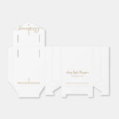 Ballotins Script de Christening de Croix d'Or Elégant Person (Déplié)