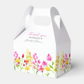 Ballotins Script de mariage personnalisé de fleurs sauvages  (Arrière)